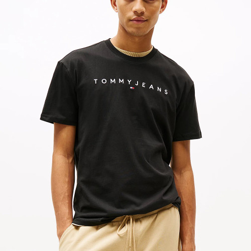 Tommy Hilfiger Ανδρική κοντομάνικη μπλούζα Regular Linear Logo Tee
